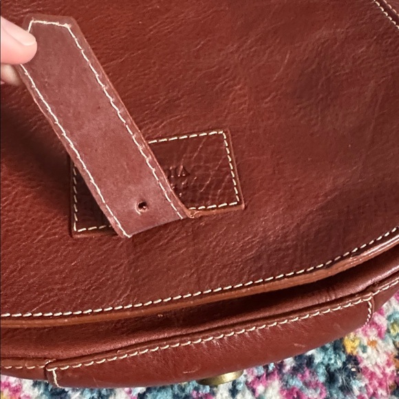 Brown Leather Crossbody - Picture 9 of 12